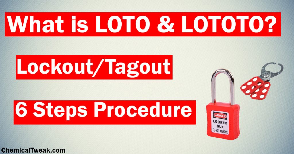 lock out Tag out Steps loto procedure