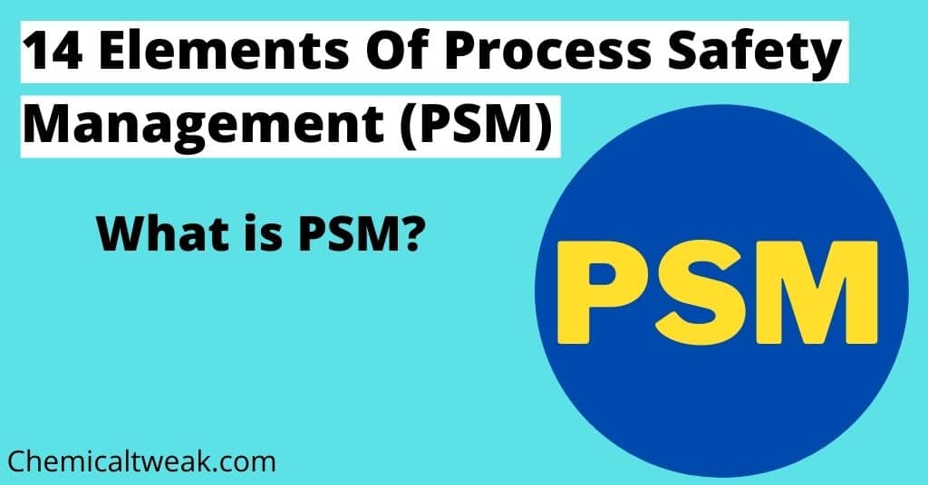 14 Elements Of Process Safety Management PSM Chemical Tweak