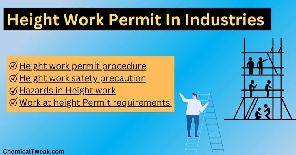 Height Work Permit In Industries